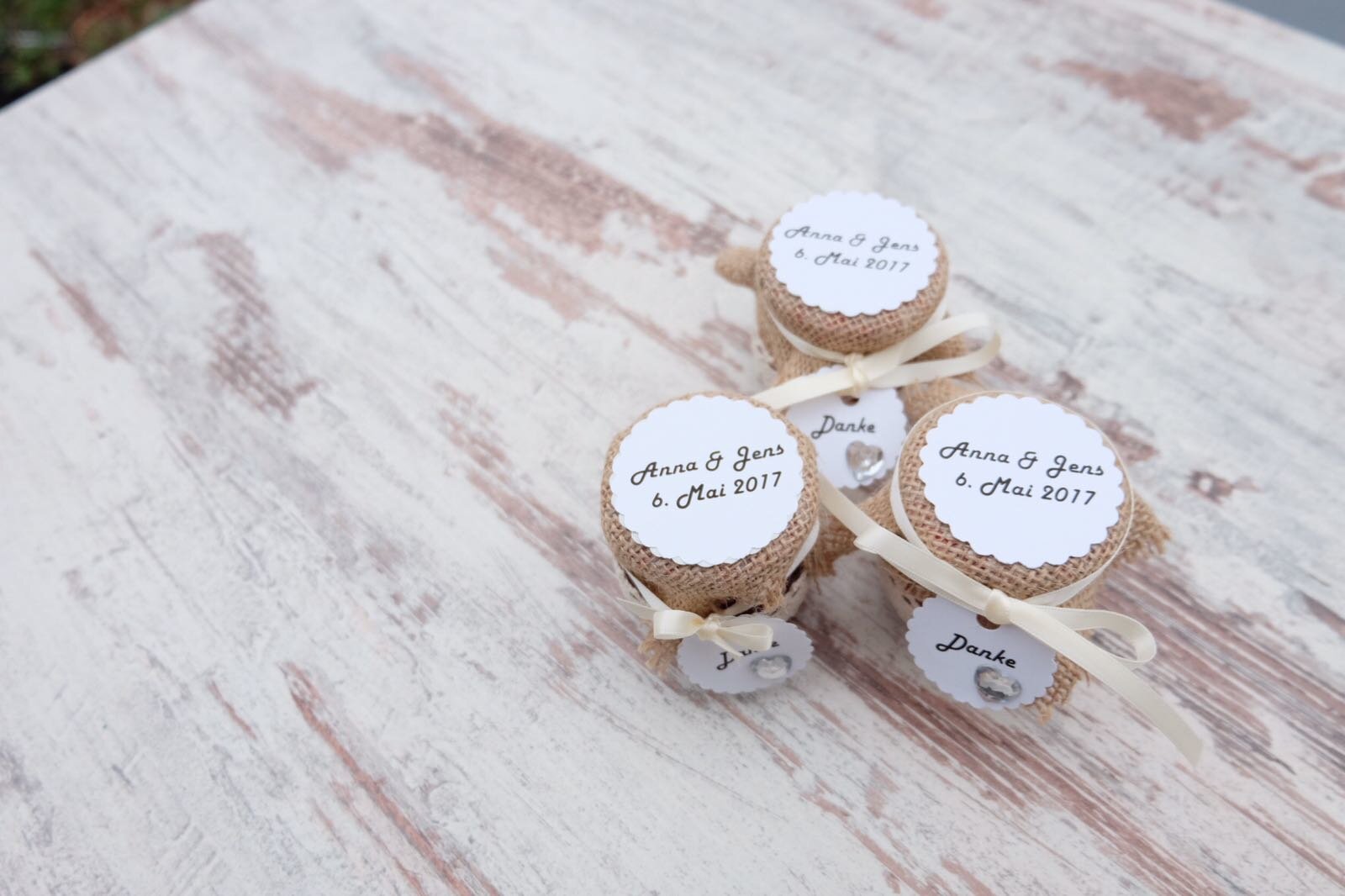 Präsent Gäste Hochzeit Marmelade Feier