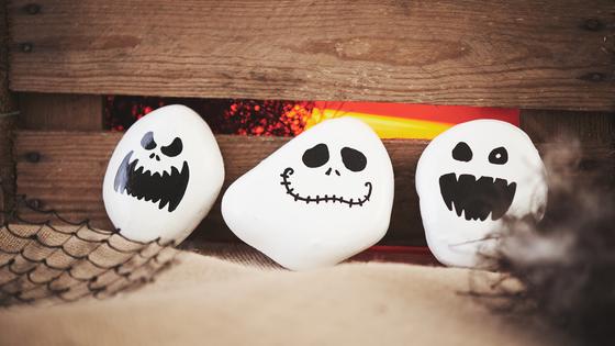 Selbstgemachte Halloween-Dekoration