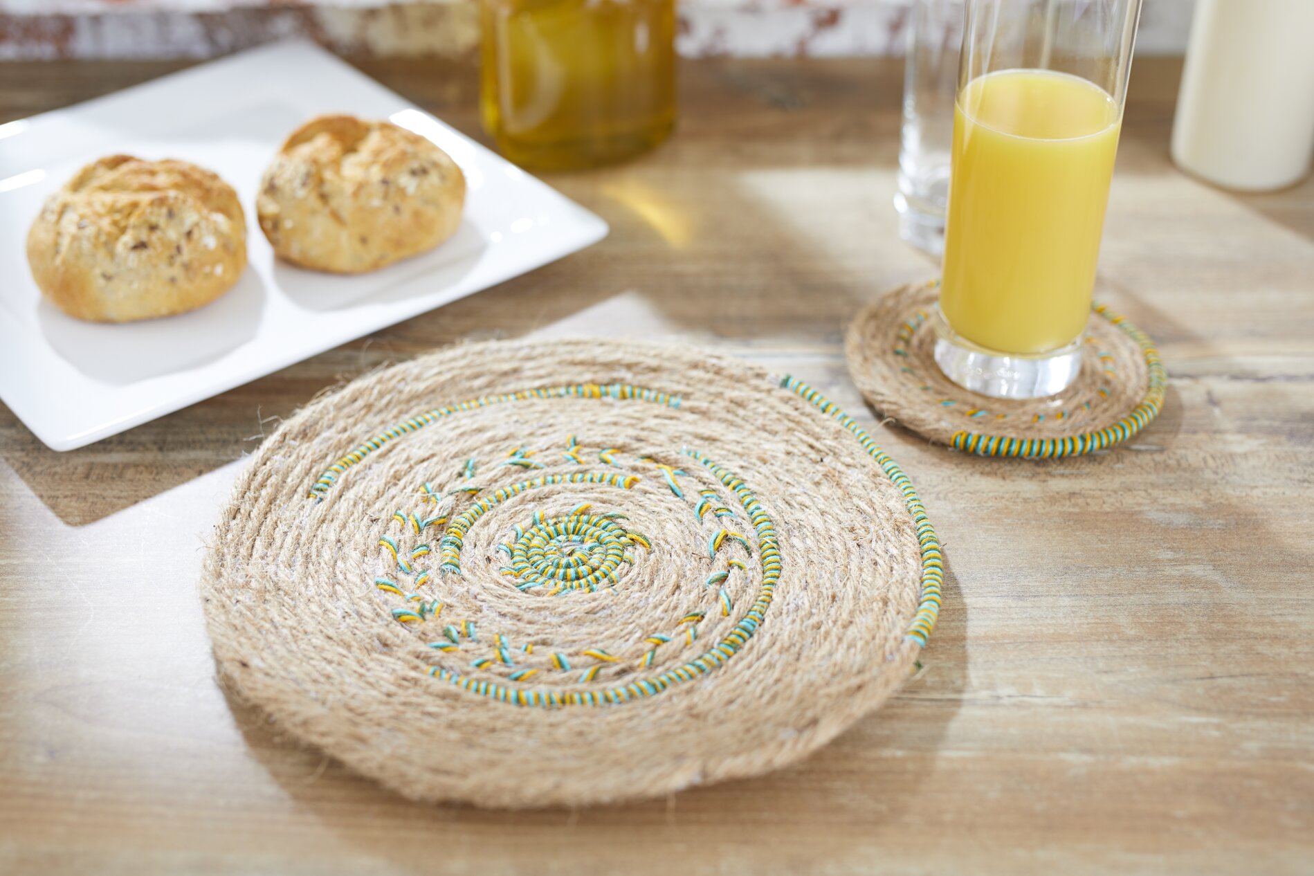 Untersetzer aus Sisal