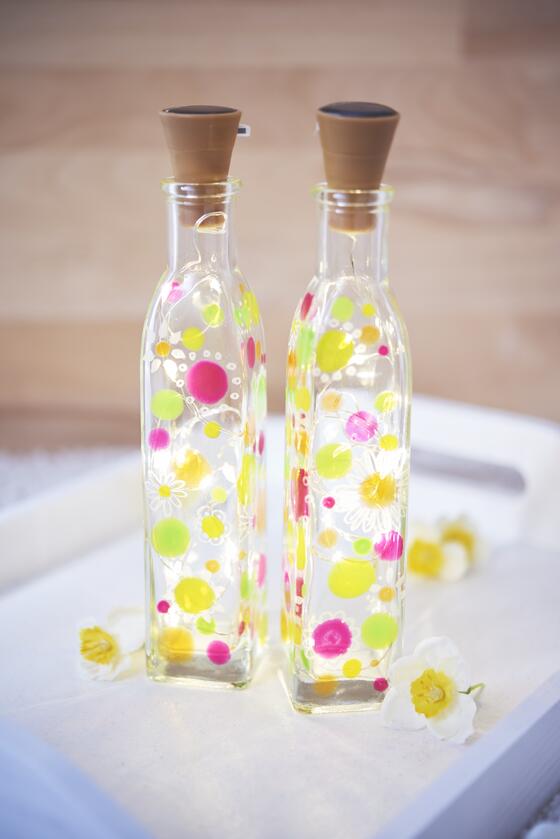 Glasflaschen mit Gravur