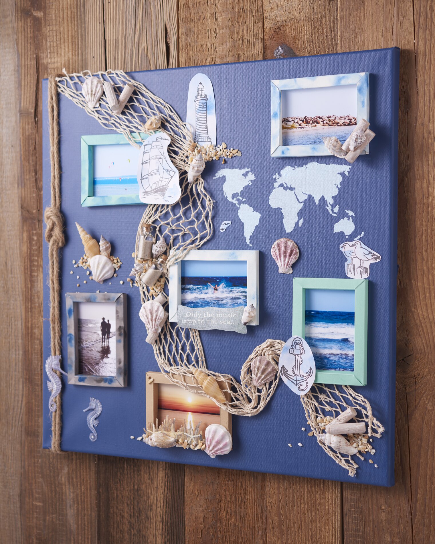 Keilrahmen mit Urlaubsfotos