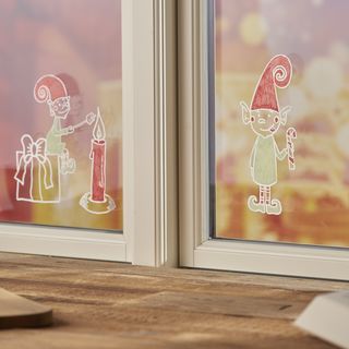 fensterbild kreidemarker