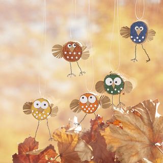 vögel rindenscheiben