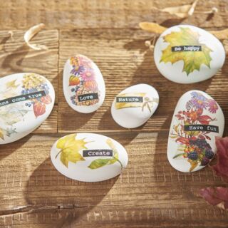 Kameny se vzkazy štěstí