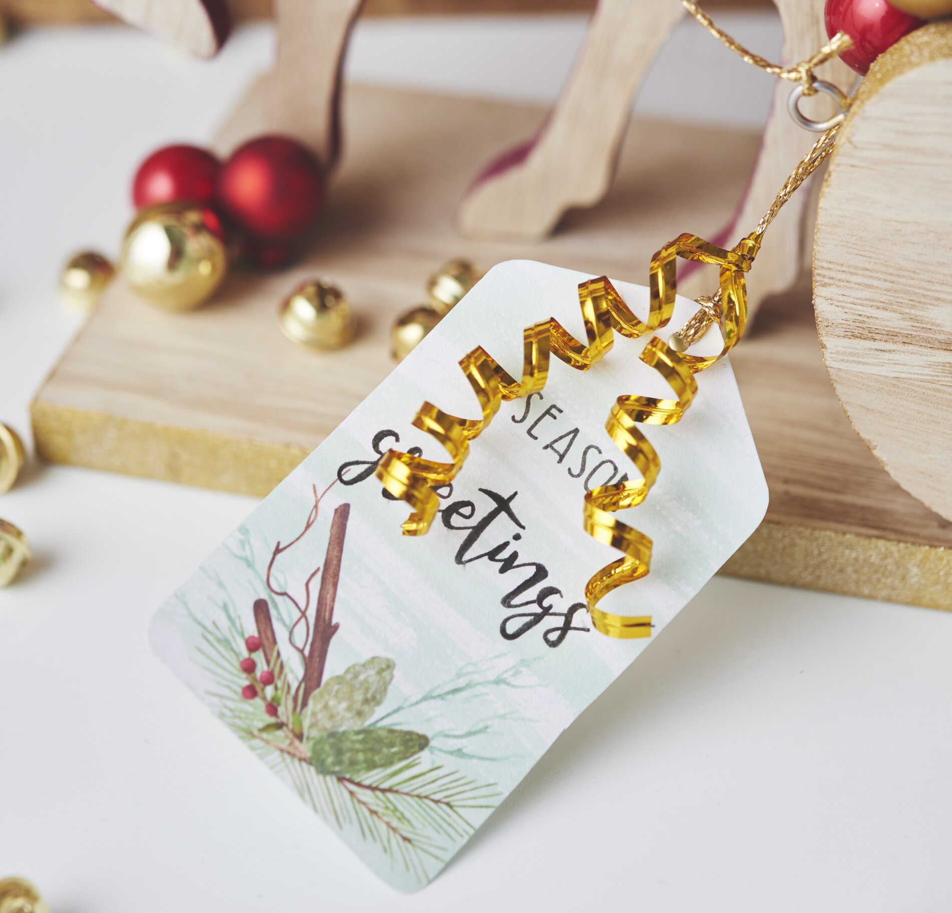 Adventskalender Schlitten mit Rentier Tag Weihnachtsgrüße