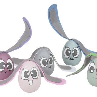 VBS creative set "Funny polystyrene bunnies"