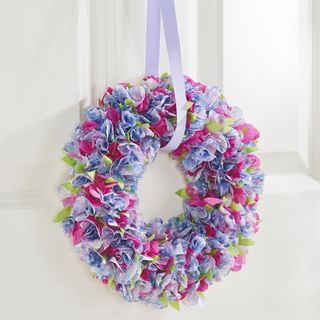 styroporring mit blüten