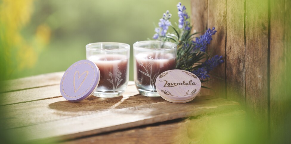 Duftkerze im Glas selber gießen