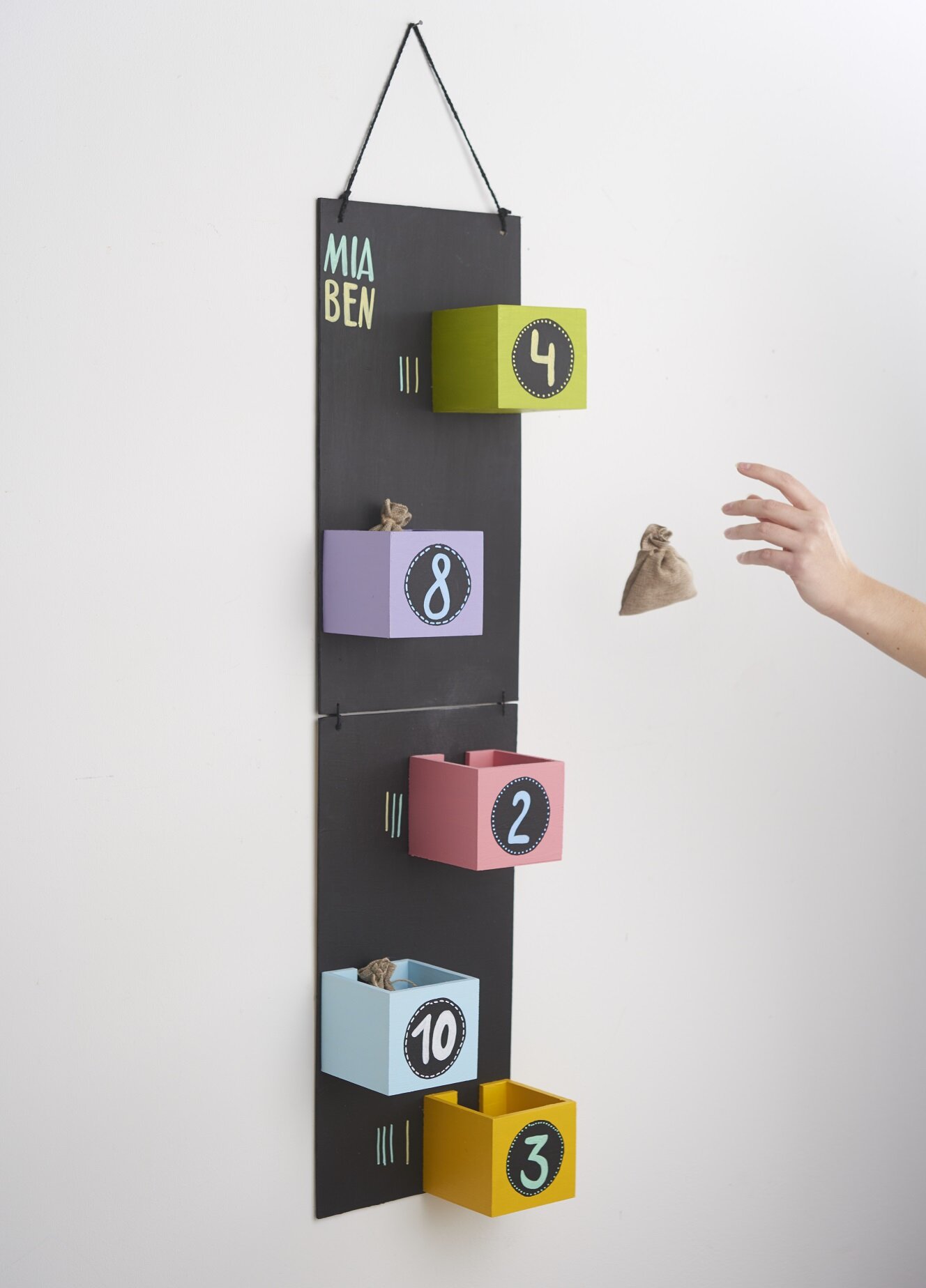 DIY Wurfspiel für Kinder