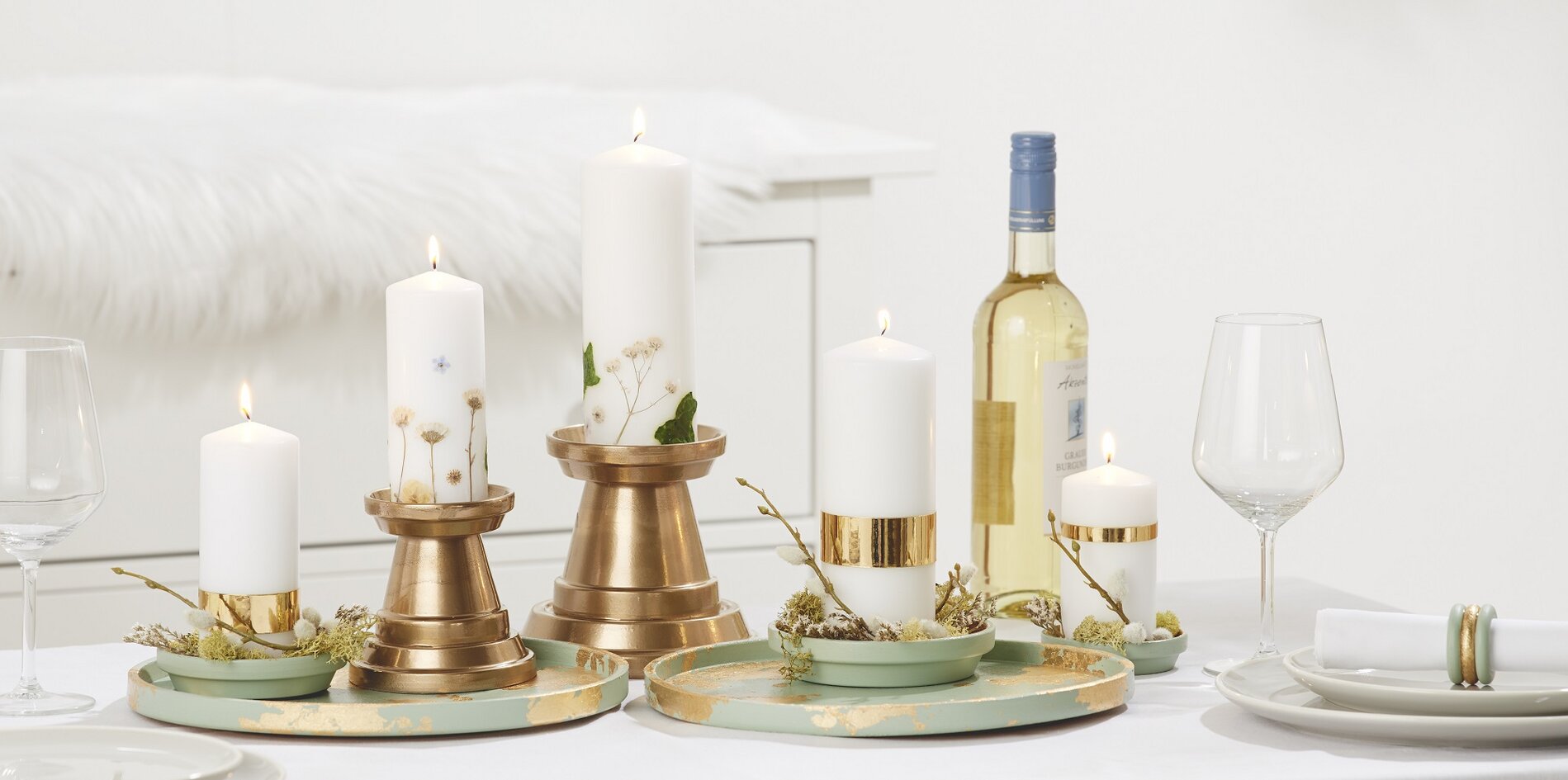 Elegante Tischdekoration für besondere Anlässe