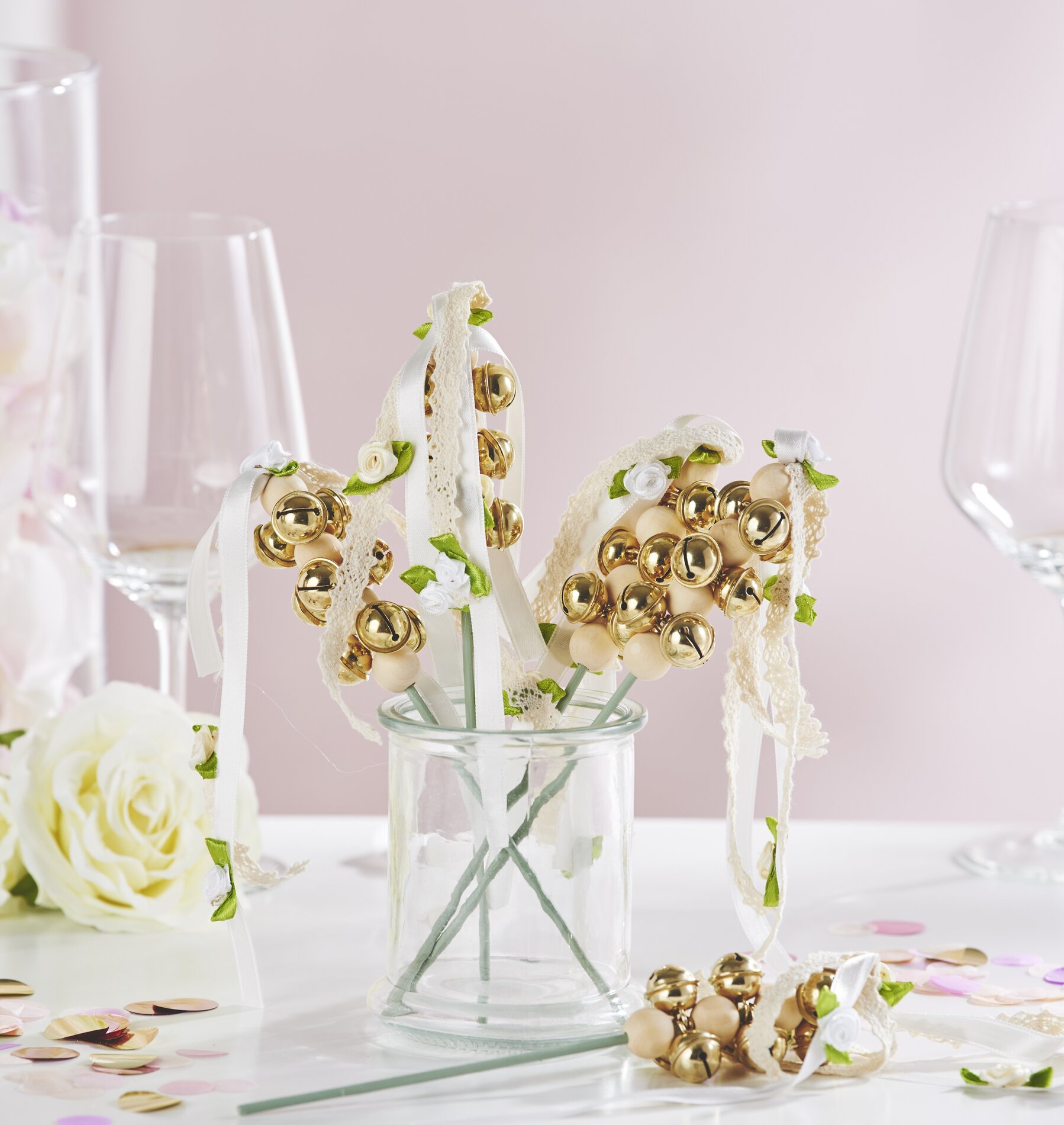 glücksstäbe hochzeit