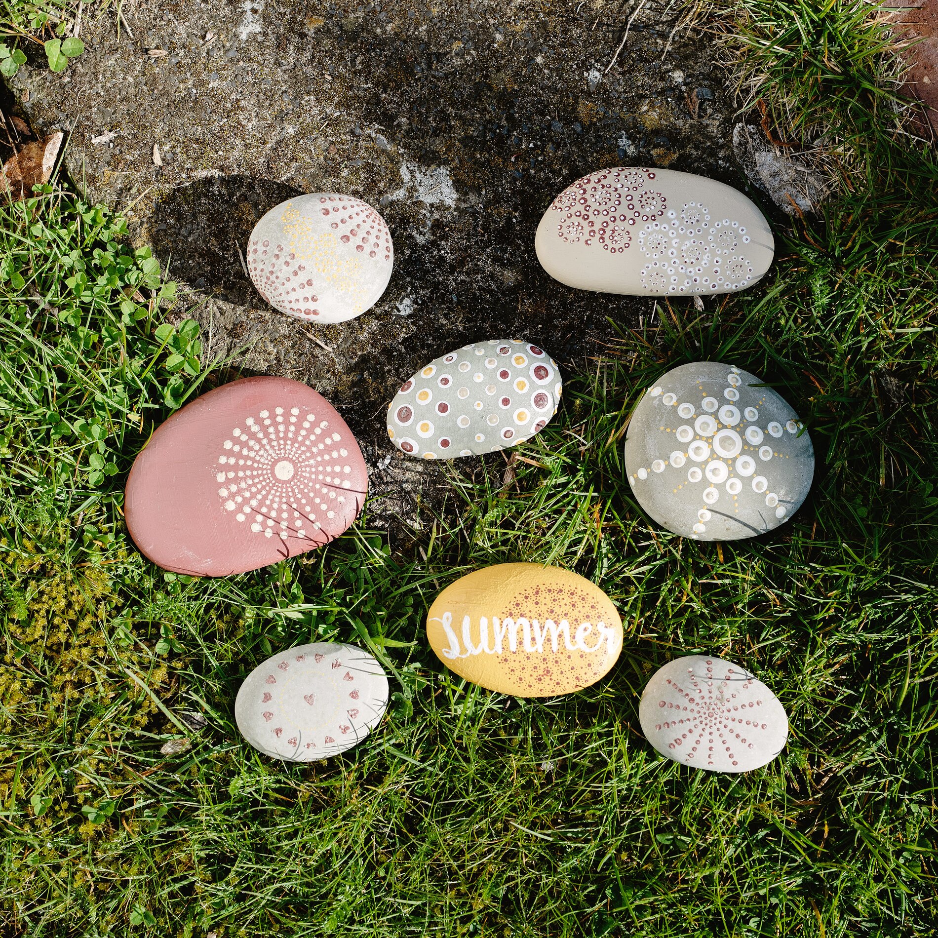 nachtleuchtende Steine