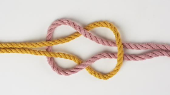 Makramee Wellenknoten