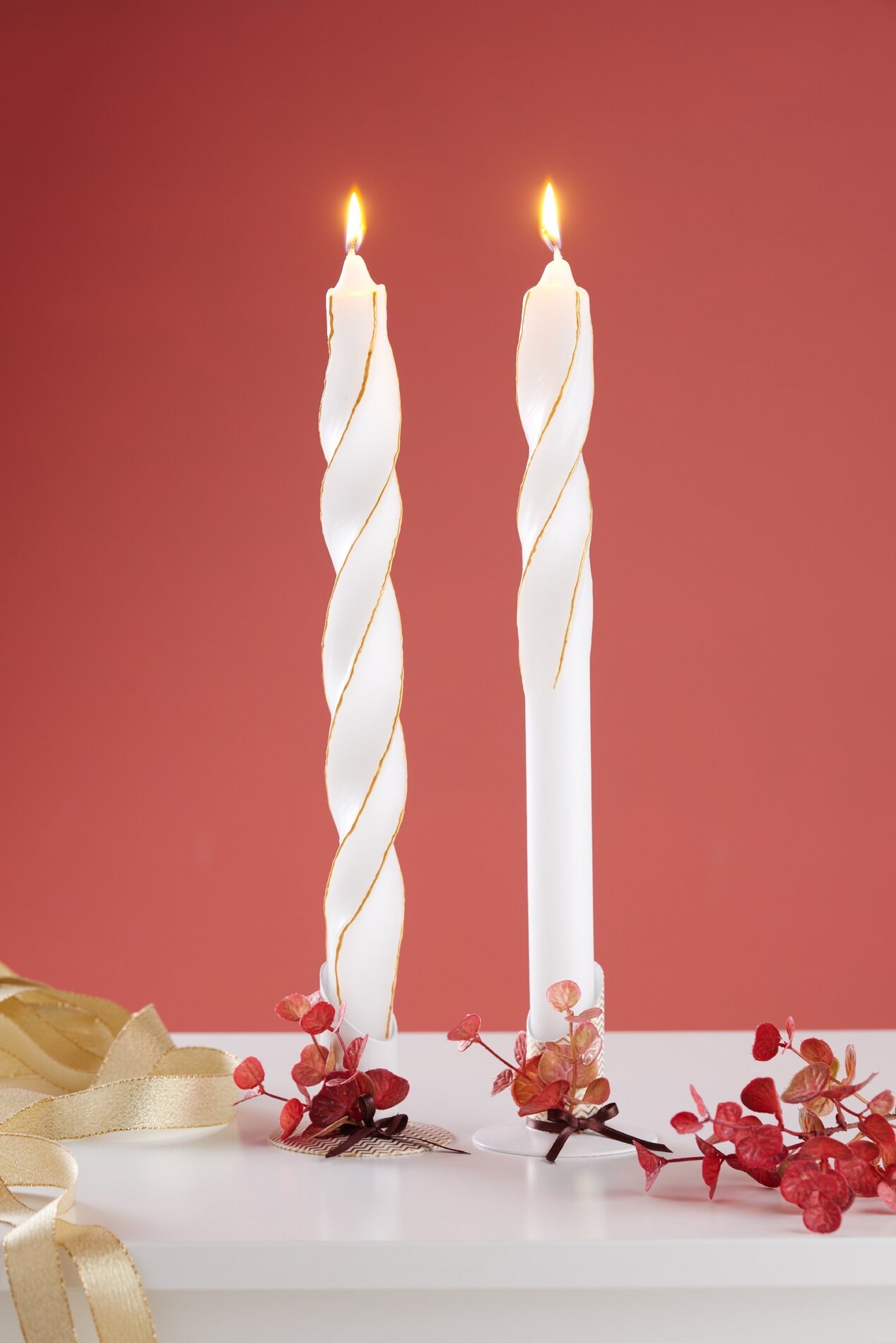 Gedrehte Kerzen