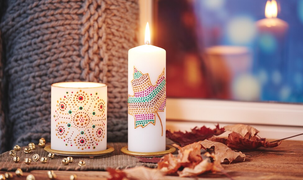Kerzen mit Candle Liner gestalten
