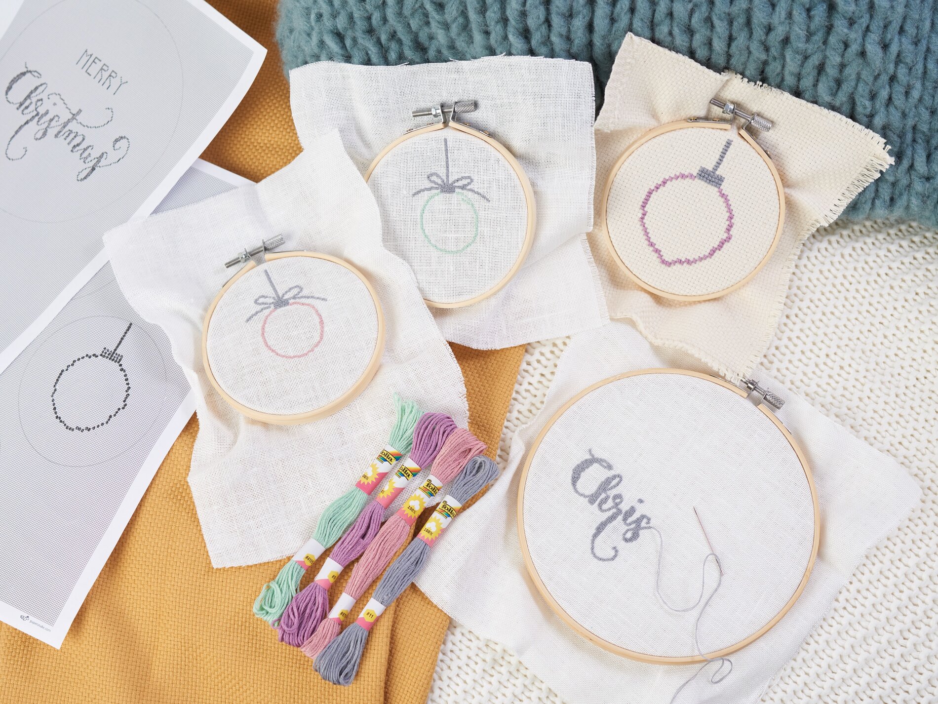 Kreuzstiche sticken lernen