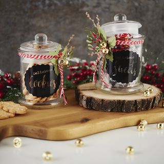 Vánoční zavařovací sklenice