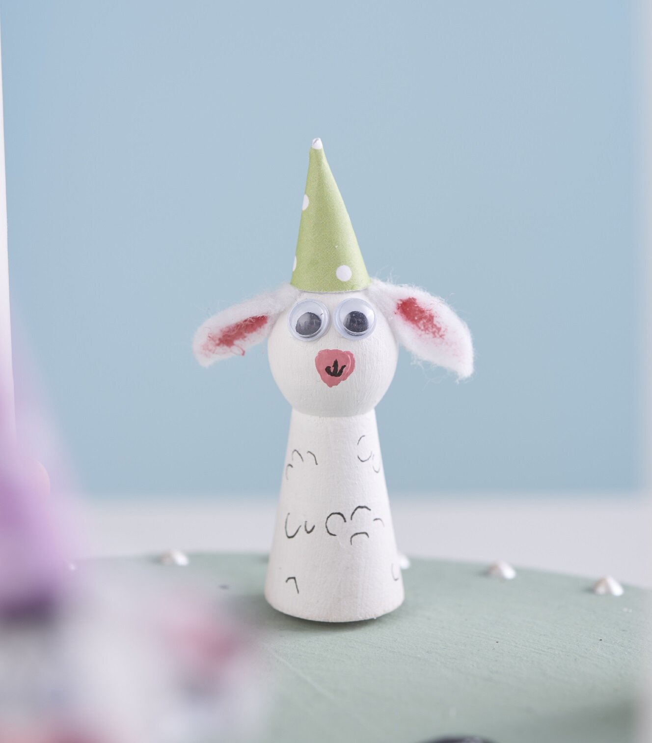 Geburtstagsteller Schaf