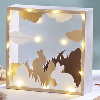 Velikonoční scéna z papíru