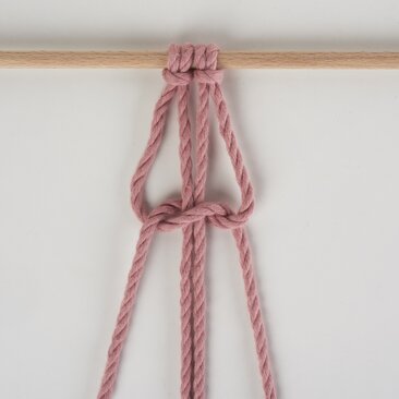 Spiralknoten rechts gedreht 2