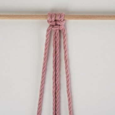 Spiralknoten rechts gedreht 3