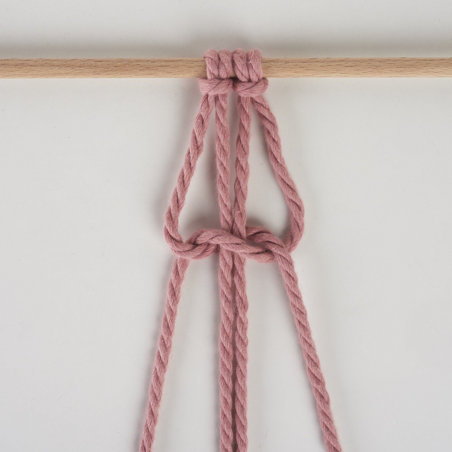 Spiralknoten nach links gedreht 2