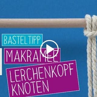 VBS Tip na řemeslo Uzel na hlavě skřivana macramé