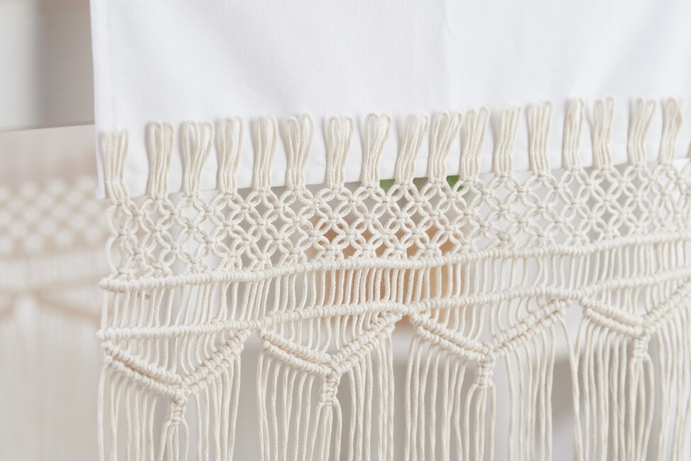 makramee tischläufer