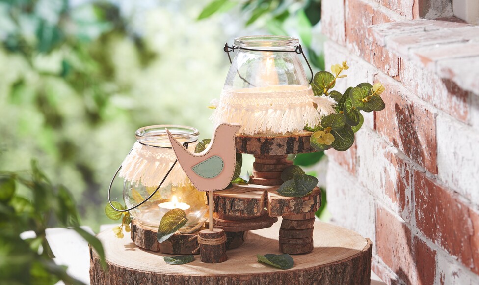 sommerliche windlichter