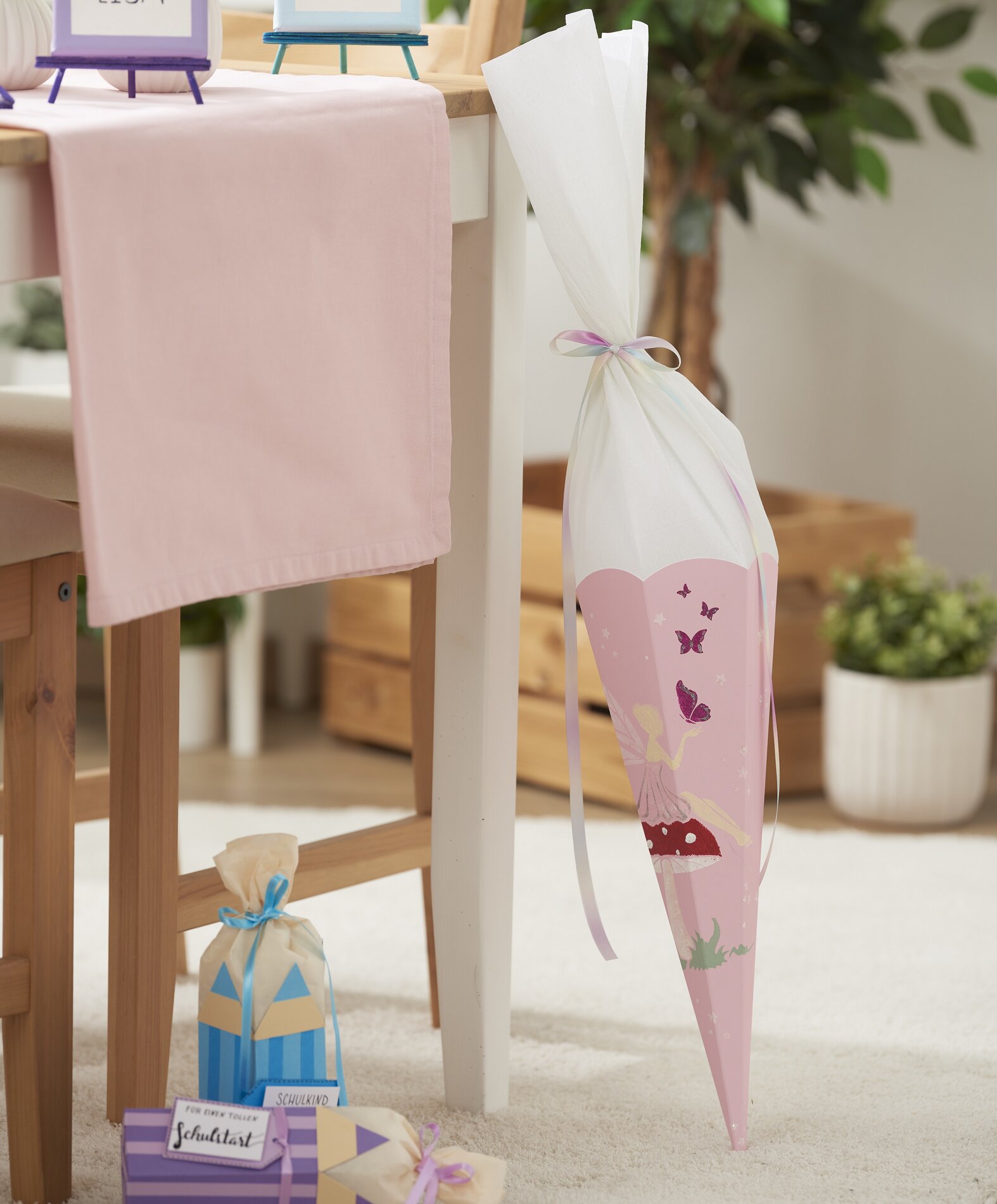 Geschwister-Schultüte mit Fee