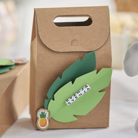 DIY Geschenktüte Dschungelparty