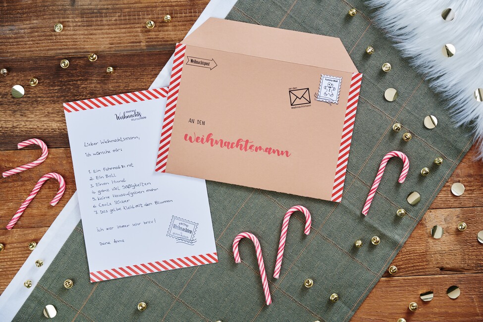 Brief an den Weihnachtsmann