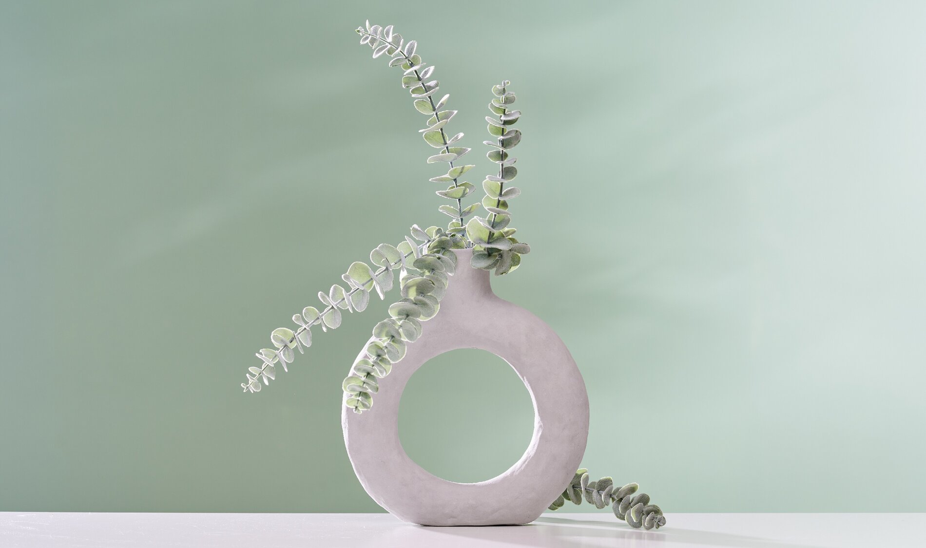 Styroporring Vase modellieren