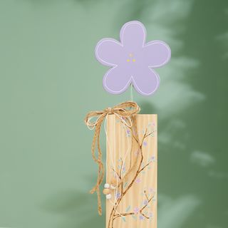 Holzdeko Blume