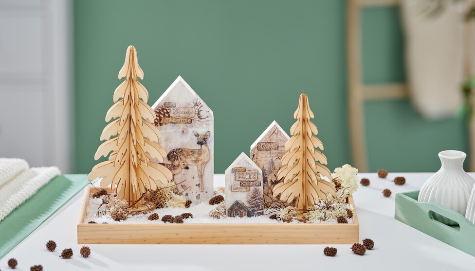 steckmotive auf tablett