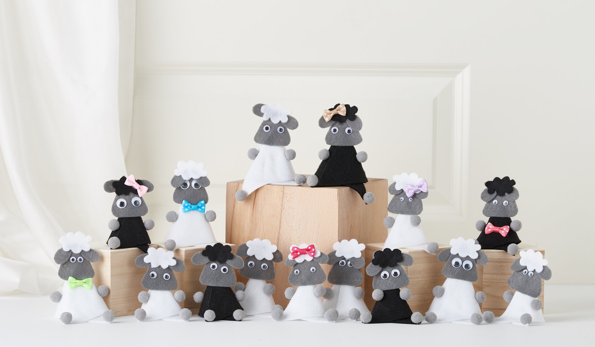 vbs bastelset schafe