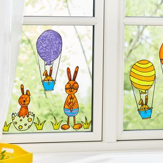 Easter window pictures