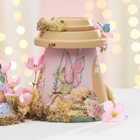 Feenhäuser aus Terrakottatöpfen