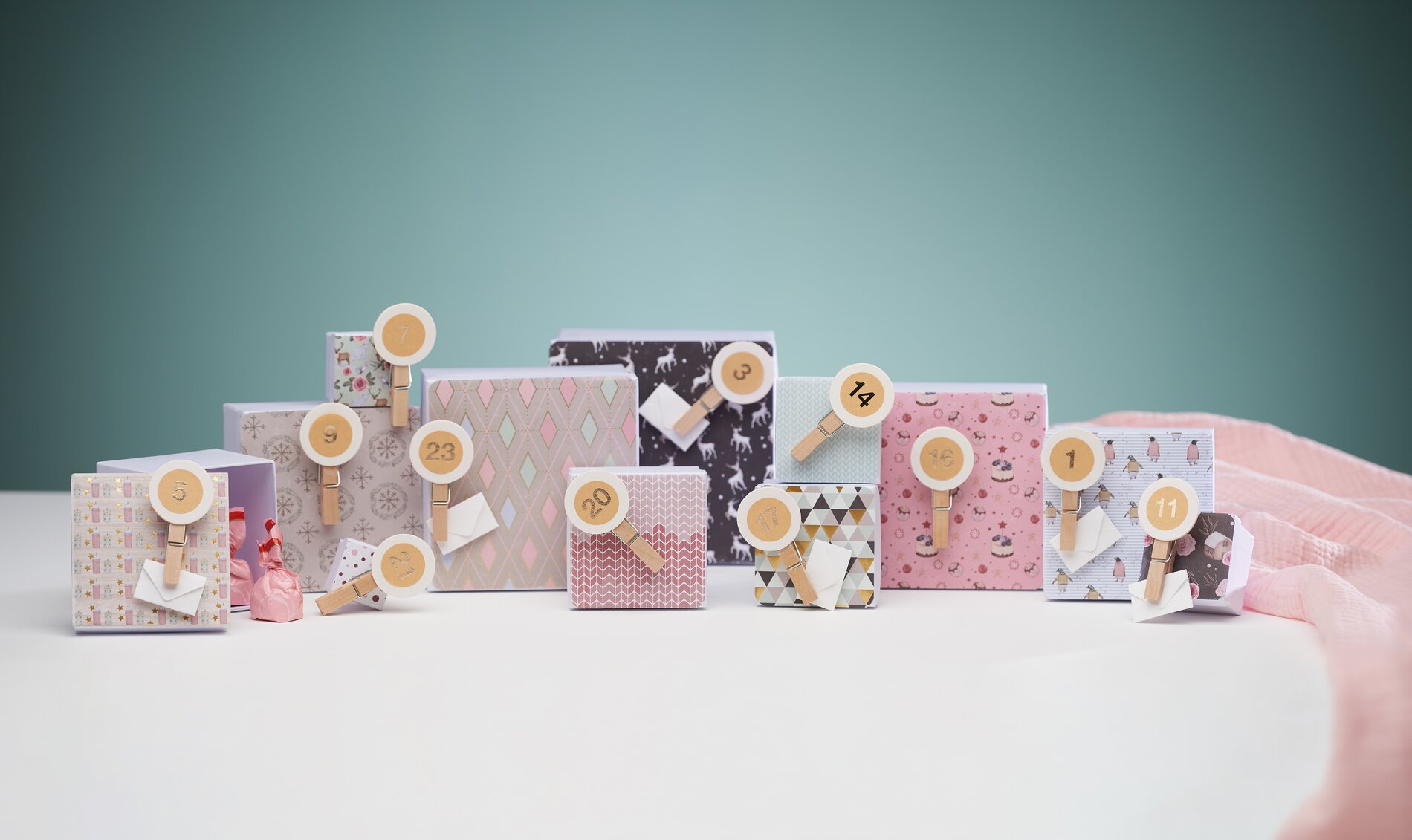 Adventskalender schachteln