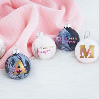 Mramorování a spřádání vánočních ozdob