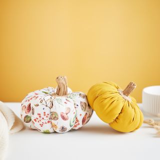 Fabric pumpkins