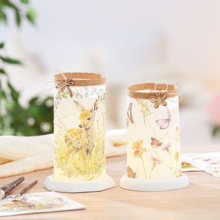 Stolní světla s technikou servítků