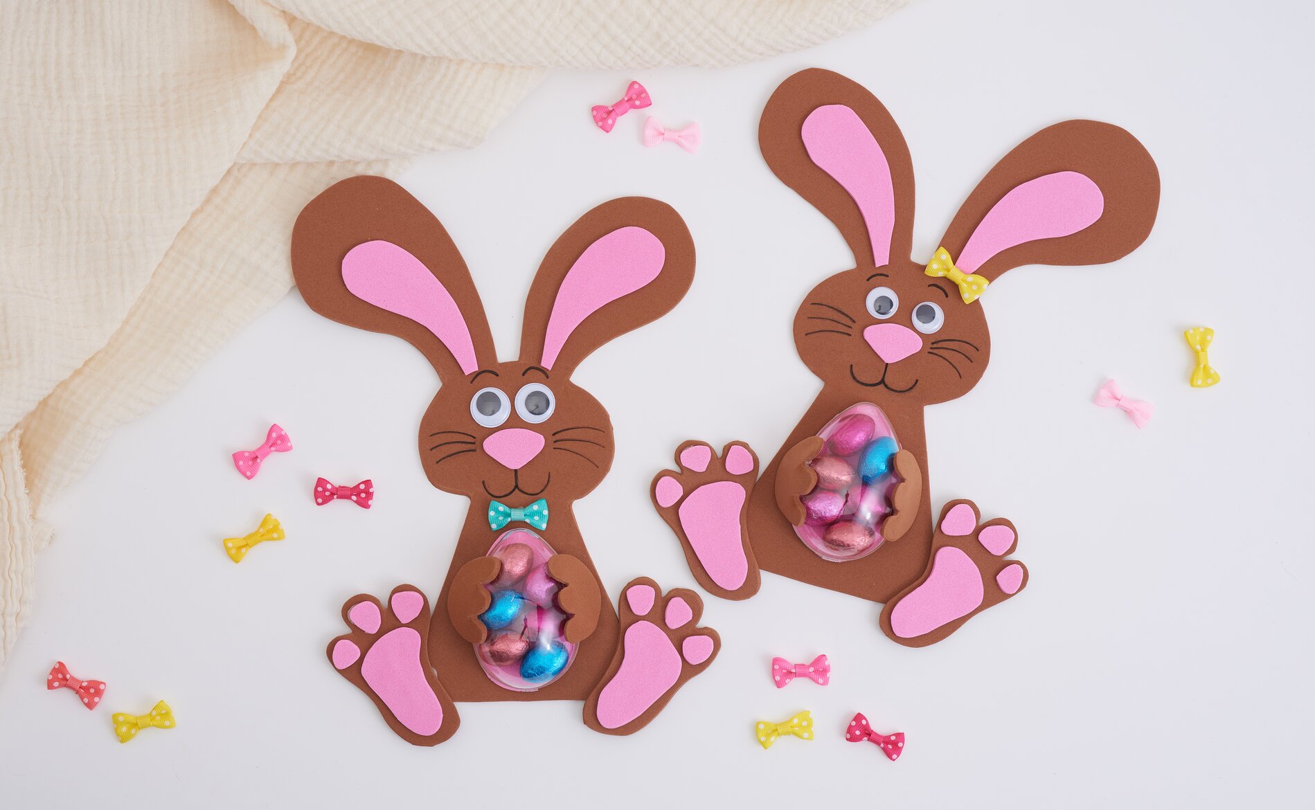 Hase mit befüllbarem Bauch