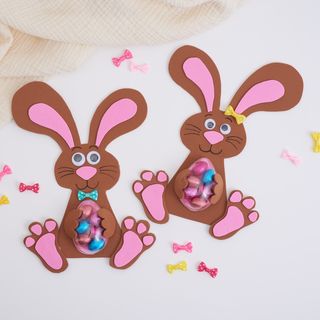 Bunny with fillable belly