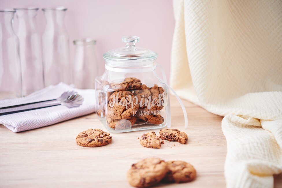 Vorratsglas mit Glasgravur