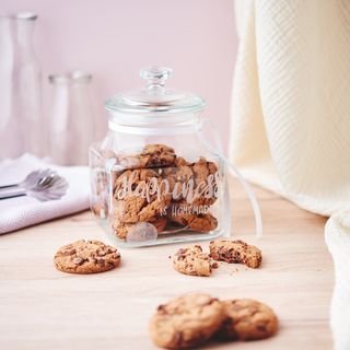 Vorratsglas mit Glasgravur