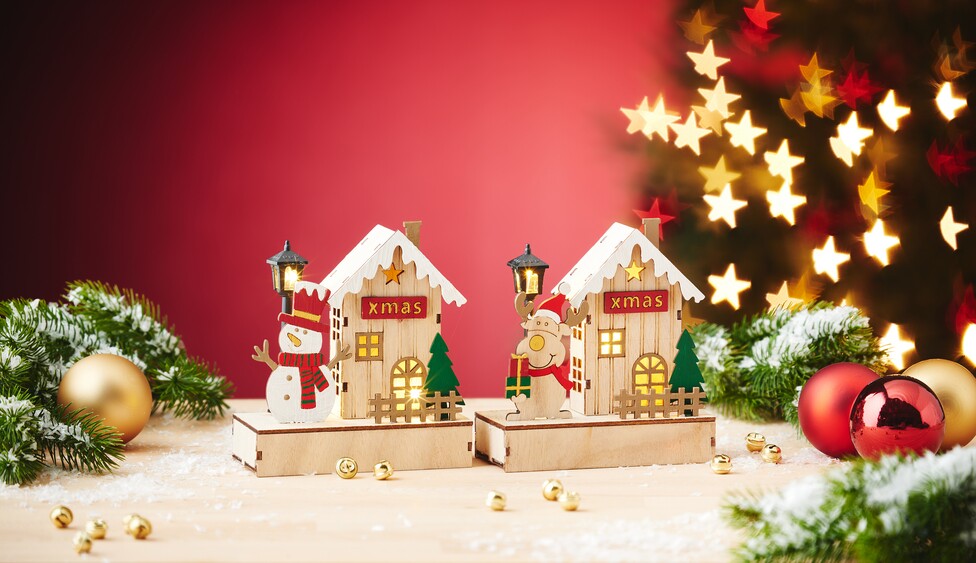 Holz-Lichterhäuser gestalten
