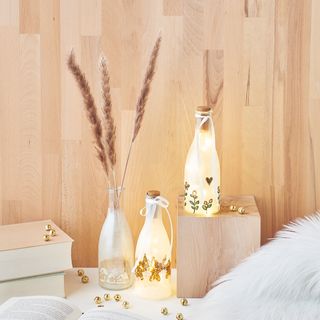 Bottles with frost effect