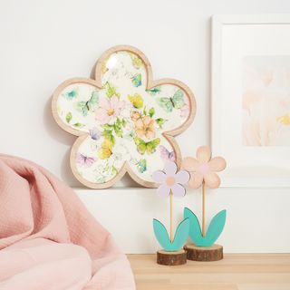 Tray with napkin technique and cold glaze