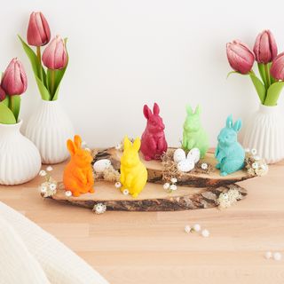 DIY Hasen-Kerzen